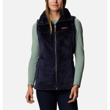 Columbia Ženske Prsluci - Fire Side Sherpa Tamnoplave Prugice | LUPS-41239